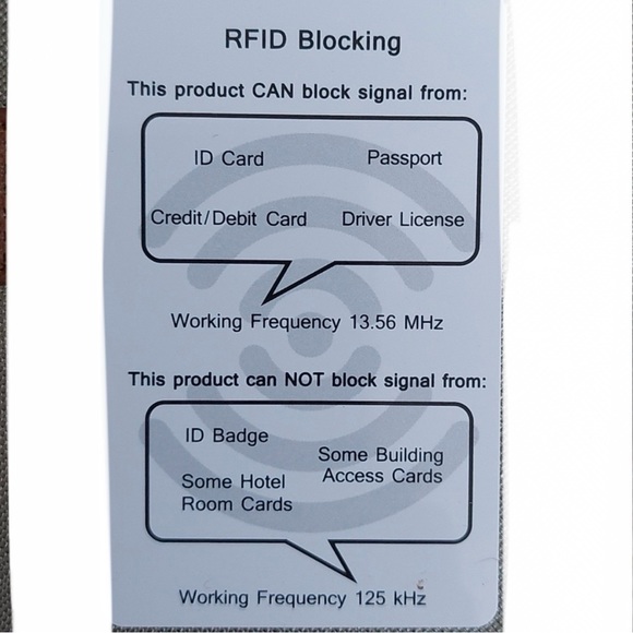 Chelmon Leather RFDI BLOCKING genuine leather wallet/card holder dust jacket NIB - Picture 12 of 13